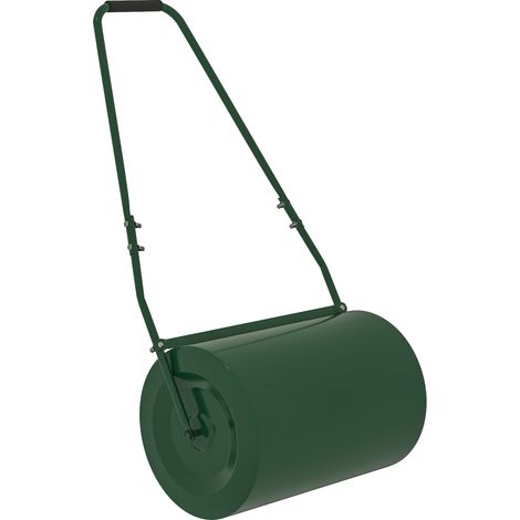 Outsunny 63 L Lawn Roller Large Heavy Duty Metal Sand or Water Filled (1/5)