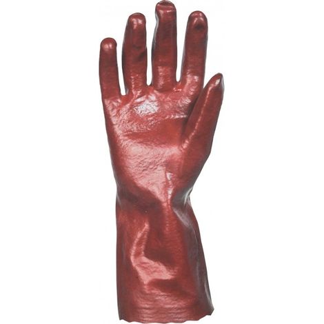 Gant PVC manutention SINGER SAFETY PVC5235 - Marron foncé - 10 (XL)