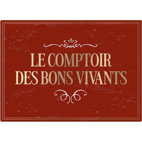 Set de table Le comptoir des Bons Vivants (1/2)