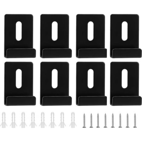 royaluxe - Kit de 8 supports muraux pour miroirs sans cadre (1/5)