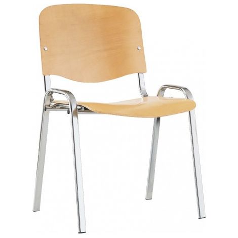 Chaise ISO Holz noir/Hetre (Par 4)