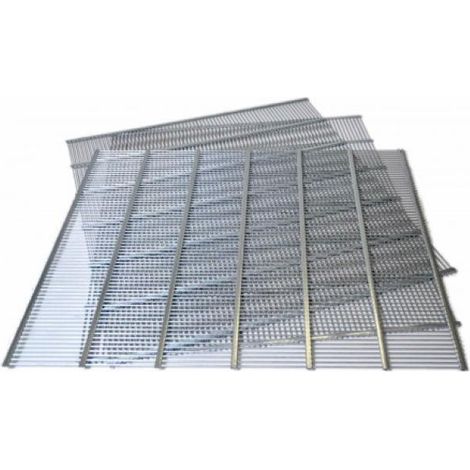 Escludiregina a griglia 43x50 cm in metallo per arnia 10 favi