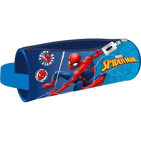 Astuccio portapenne Spiderman con cerniera materiale resistente design per bambini
