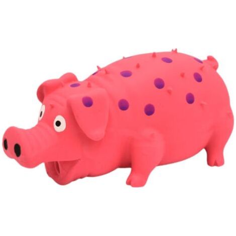 BUNTHAUS Jouets à mâcher pour chien - Jouets sonores de dentition rebondissants pour animaux domestiques Jouets interactifs de morsure de cochon pour nettoyer les dents de chiot (1/5)