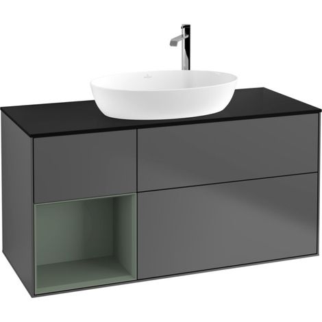 Villeroy & Boch F942GMGK Meuble sous-lavabo Finion F94 (1/2)