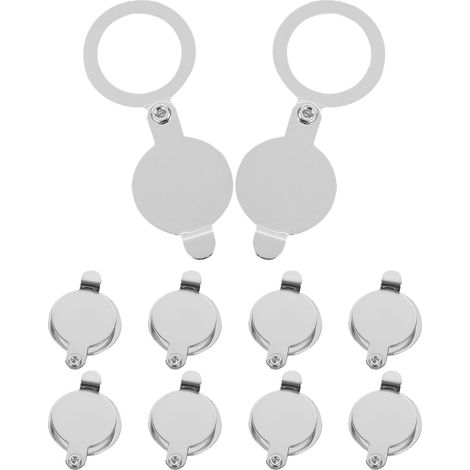 10 Pieces Residential Adjust Protector Exterior Interior Peephole (1/5)