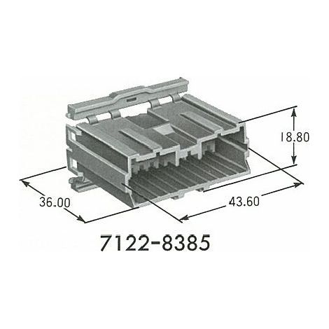 7122-8385 YAZAKI Automotive Industry Connectors and Accessories