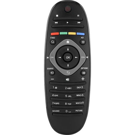 Télécommande Universelle ABS Durable pour Philips, Sensible et Facile à Utiliser (1/5)