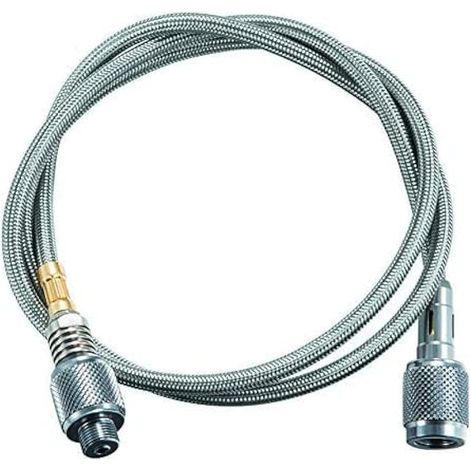 Réchaud de camping portable - Adaptateur de tuyau de gaz plat - Convertisseur en plein air - 107 x 1,9 x 1,9 cm. (1/5)