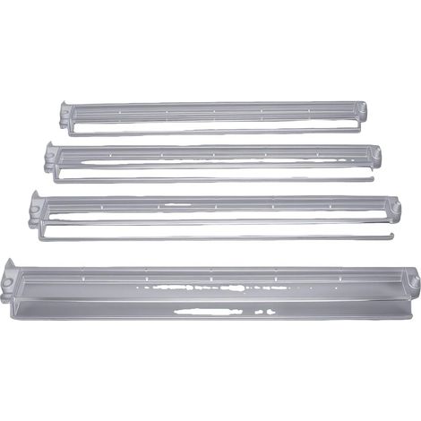 Lot de 4 Supports de Mahjong en Acrylique Transparent avec Poussoirs – Support Antidérapant pour Carrelage pour Un Facile des Carreaux, Accessoires de Conception en Forme de Vague de qualité (1/5)