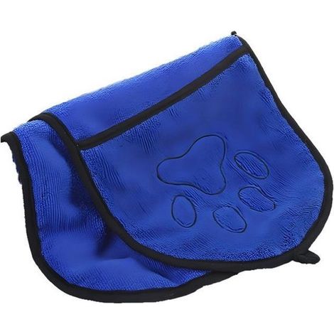 Asciugamano da bagno per animali domestici,Materiale in microfibra super assorbente e ad asciugatura rapida,Adatto a tutte le taglie,23 x 65 cm (1/5)