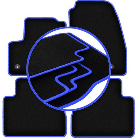 Tappetini auto CARLUX-BLUE per: Ford C-MAX MK2 minivan (2015-2019)