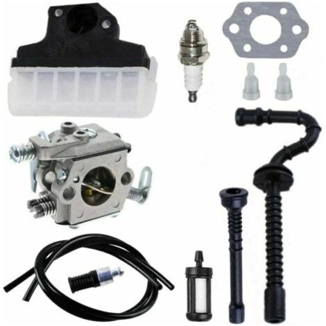 LaBlanc-Carburateur + filtre à Air + bougie d'allumage + tuyau de carburant/huile de tronçonneuse-021 023 025 MS210 MS230 MS250 Carburateur (1/5)