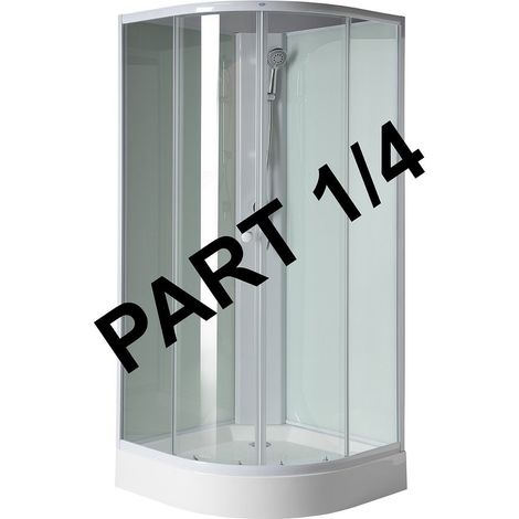 Plateau douche AIGO 900x900 mm, accessoires, siphon, porte douche et douche, composant 1/4 (1/5)