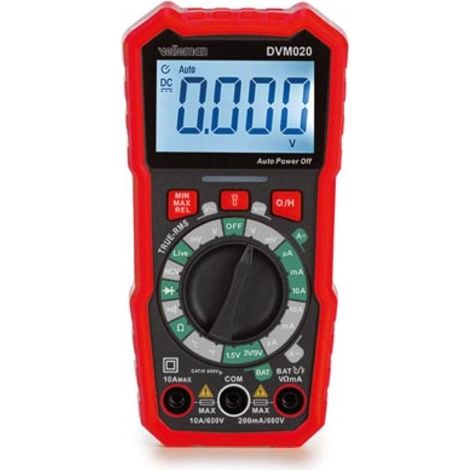 Multimètre velleman dvm020 true rms 600 V robuste (1/5)