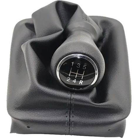 YMYNY Cache-poussière pour levier de vitesses à main Soufflet de levier de vitesse en cuir synthétique pour P-EUGEOT 206 205 308 309 405 406 (1/4)