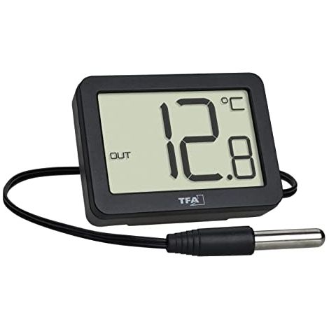 TFA Dostmann Thermomètre noir 30.1066.01 X925262 (1/7)