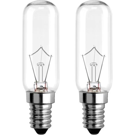 Ampoule E14 40W Incandescence Blanc Chaud 2700K Dimmable Verre T22 pour Hotte Aspirante et Réfrigérateur Lot de 2 (1/5)