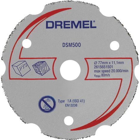 Dremel DSM500 2615S500JB Trennscheibe gerade 77 mm 1 St. Hartholz, Weichholz, Sperrholz, Laminat, Ku (1/3)