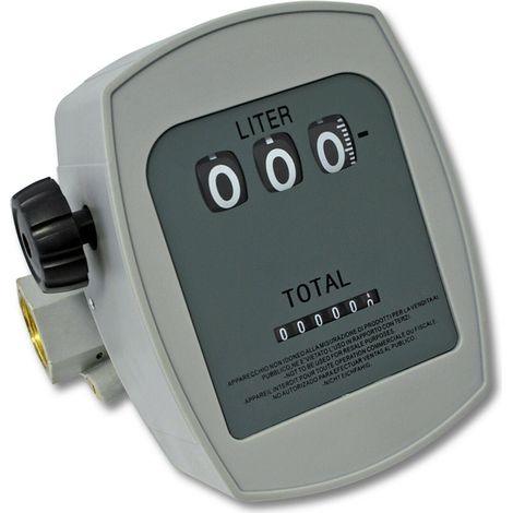 Contador diésel o combustible 3 bar 10-60l/min conexiones 1" precisión 1% 160002520