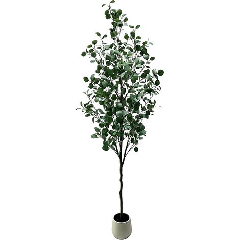 Pianta artificiale, aspetto realistico, facile da montare, eucalipto 180 cm (1/2)