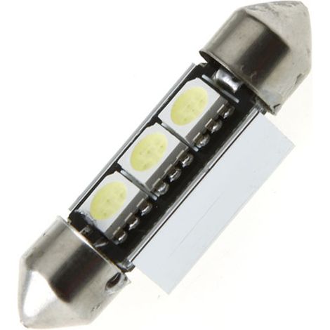 Ampoule LED intérieure 37mm Irovami - 3x5050 SMD Canbus, 12V, 6000K, 36 lm, sans erreur, pour plafonnier, plaque d'immatriculation et éclairage de portière (1/5)