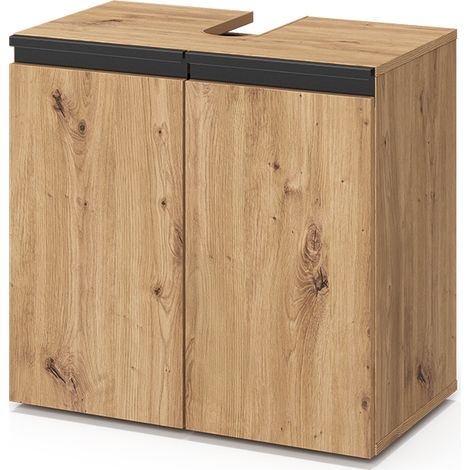 Mueble bajo lavabo Torren, Artesano, 60 x 58 cm con 2 puertas, Vicco (1/5)