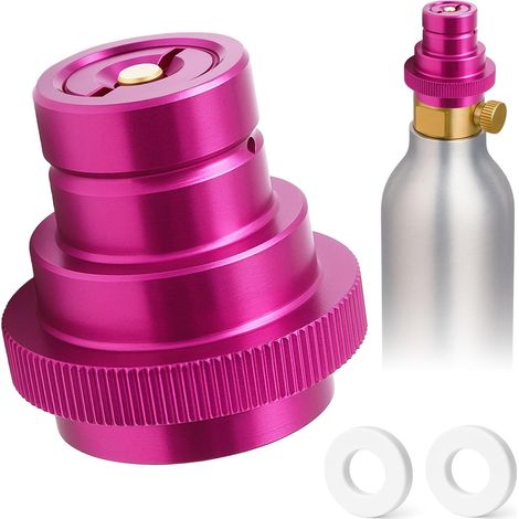 Adaptateur Rapide CO2 pour SodaStream Duo, Recharge Gazéifiée TR21-4, Compatible avec Machines à Soda (Rose) - Connexion Facile (1/5)