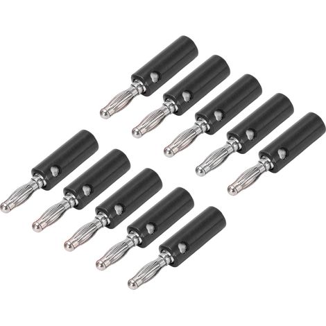 10pcs 22.090 4mm Fiche Banane Connecteur Plaqué Or Lanterne Fiche Banane pour Équipement Électroni (1/5)