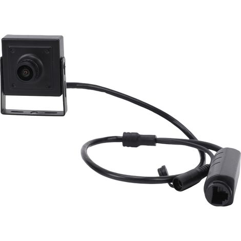 Caméra IP PoE avec objectif 3,6 mm, angle de vue de 85°, petite caméra de sécurité intérieure avec microphone intégré et capteur d'image CMOS 1/3" 4 MP (1/5)