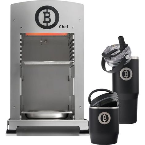 BEEFER One  CHEF DE/AT  50 mbar  propano 800°C  grill de  calor superior  con taza  térmica y  recipiente térmico  en set  - 1110025-Set1 (1/5)