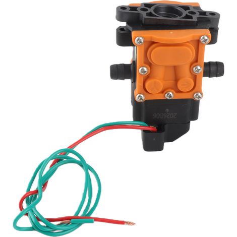 Zubehör für selbstansaugende Gartenpumpen: elektrischer Wasserpumpenkopf für Sprühgeräte, 12-V-Membranpumpenkopf (1/5)
