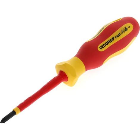 Tournevis VDE cruciforme PZ1, Tournevis isolé 1 000 V, Longueur 180 mm, Outil, Acier (1/5)