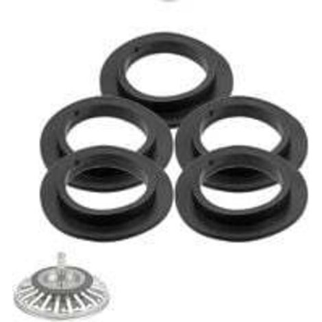 Set of 5 sealing gaskets for bathtub drain, sink, bathroom sink, lip seal, rubber gasket for basket strainer (1/5)