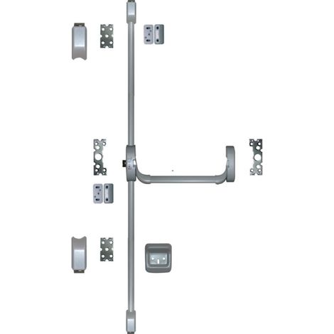 Chiusura antipanico Idea barra 3 punti acciaio grigio metallizzato