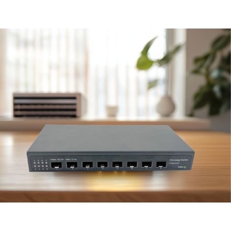 Elfcam – Switch fibre optique 10Gb non géré – 8 ports SFP+ 10G – Plug & Play – Ventilation passive – Compatible Freebox Ultra et Livebox 6