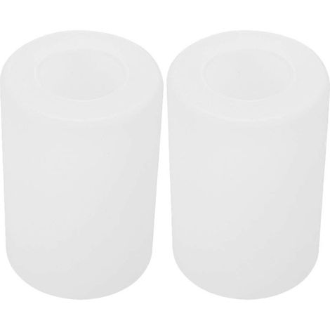 Lot de 2 abat-jour en verre de rechange pour suspensions et lampes de table Abat-jour en verre moderne pour luminaires d'hôtel et de maison culot E27 (1/4)