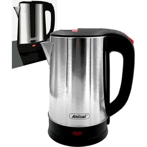 Andowl - Bollitore Riscaldante Elettrico In Acciaio Inossidabile Capacità 1,8 Lt 1500 W Q-rs286 - (1/2)
