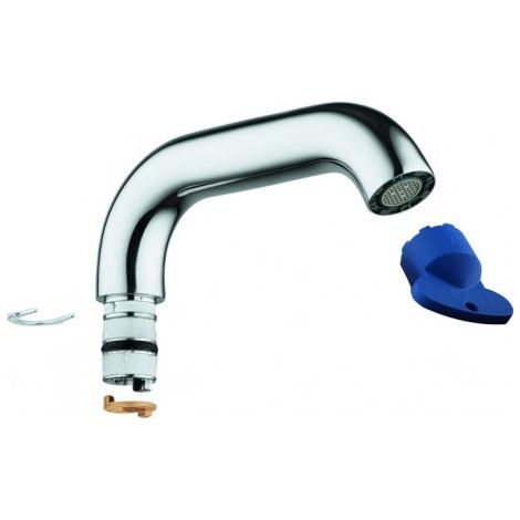Raccord de sortie pour robinet de lavabo Essence EH de taille M, chromé