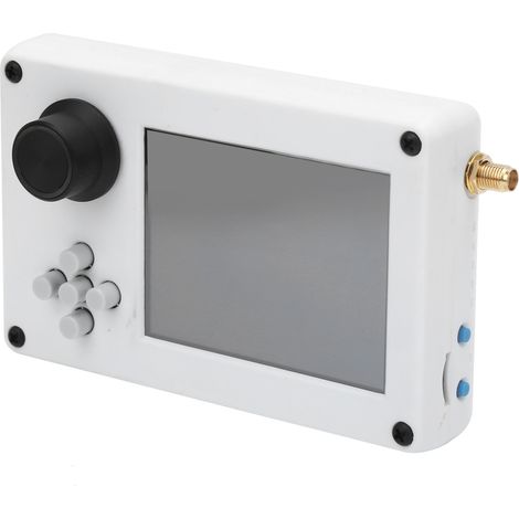 SDR-Transceiver im weißen Kunststoffgehäuse, tragbar mit erweitertem 3,2-Zoll-Touchscreen (1/5)