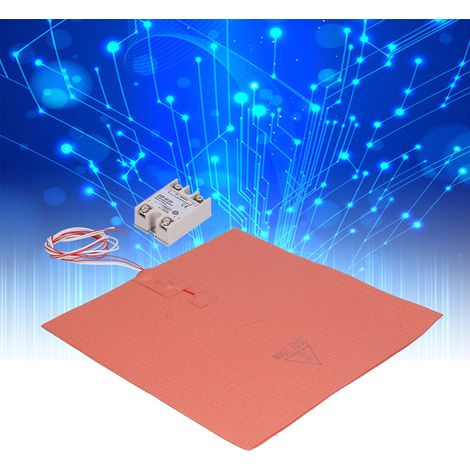 Kit de plateau chauffant VORON importé 330330 220V 750W avec coussin chauffant en silicone et relais statique (1/5)