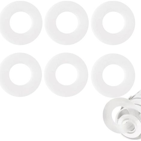 6 Dichtungsringe passend für Geberit 816.418.00.1 6,3 × 3,3 × 3 cm Luftdichtung Ersatzdichtung für Ventilunterteil Silikon (1/5)