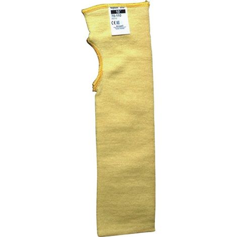 HyFlex 70-110 Manicotto giallo 254 mm 100% Kevlar EN 388, EN 407 categoria DPI III 12 pezzi ANSELL (confezione da 12)