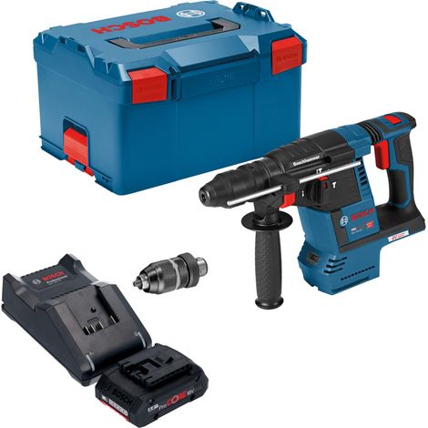 Bosch GBH 18V-26 F Professional Marteau perforateur sans fil 18 V 2,6 J SDS plus Brushless + 1x batterie ProCORE 4,0 Ah + chargeur + L-Boxx (1/5)