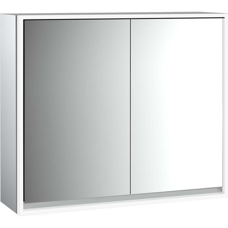 emco loft Armoire de toilette avec éclairage, 800mm, 2 portes, (1/5)