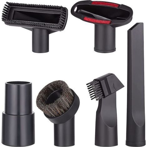 6 Pièces Accessoires pour Aspirateur, Convient aux Aspirateurs de Calibre 32 mm,pour Embout Aspirateur Karcher/Rowenta/Hoover/Xoiture/Bosch/Miele (1/5)