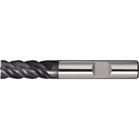 TECWERK Schaftfräser DIN 6527 L Typ NR-UNI Nenn-Ø 16 mm Einsatzlänge 40 mmVHM TiAlN DIN 6535 HB Schneidenanzahl 4 lang