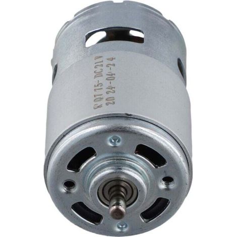 775 DC 21V Moteur à Balais Silencieux Grande Vitesse Double Roulement Haute Puissance