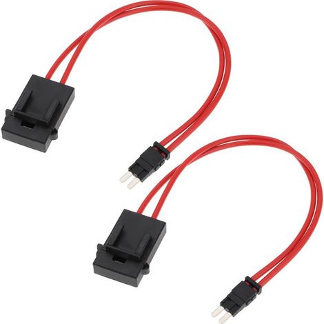 Lot de 2 Rallonges de Porte-fusible Micro 2 32 V 5 A 16 Wag pour Modification de Voiture Boîte à Fusibles ACC Rallonge de Prise (1/5)