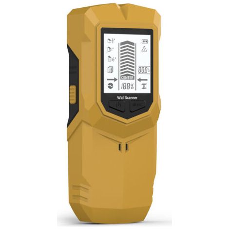 Detector de pared multifunción HW-910: detección de alta precisión de cables eléctricos, metales y refuerzos de acero para muros de carga y tabiques.